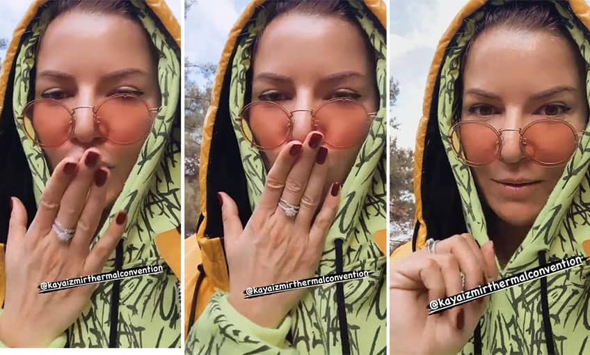 Tek taşını gösterdi