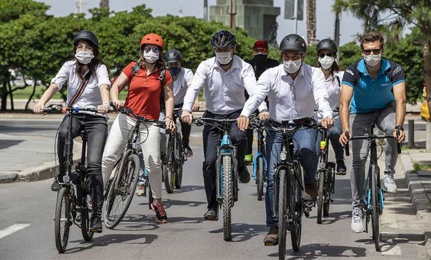 Kent içinde iki tekerli ulaşıma destek
