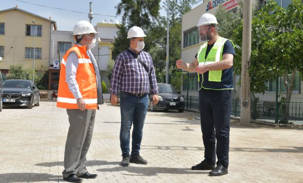 Üst yapı çalışmalarına yerinde inceleme
