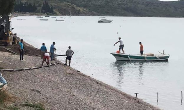 Sezen Aksu' nun villasında bulunan borular söküldü