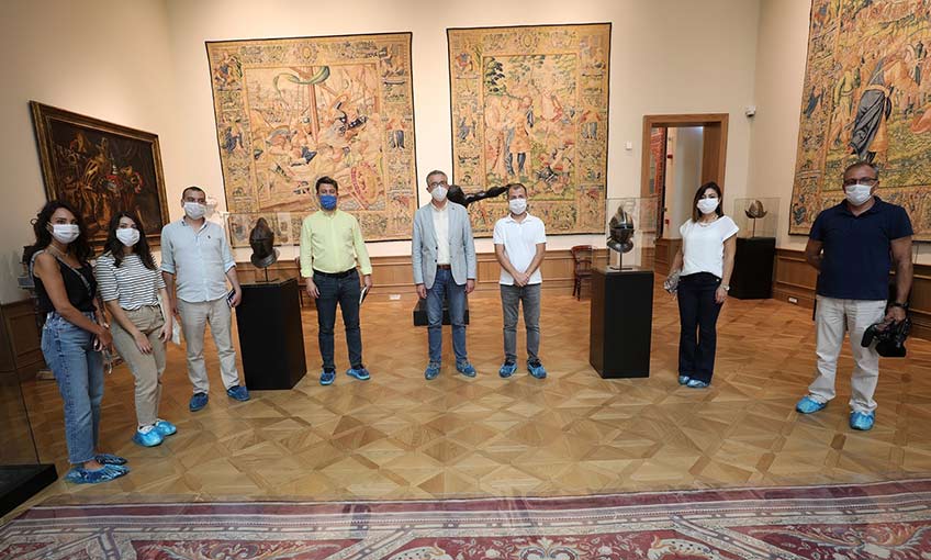 Başkan ve ekibinden sanat turu