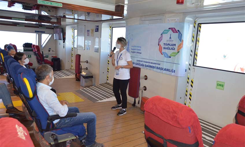Körfez vapurunda ilkyardım eğitimi