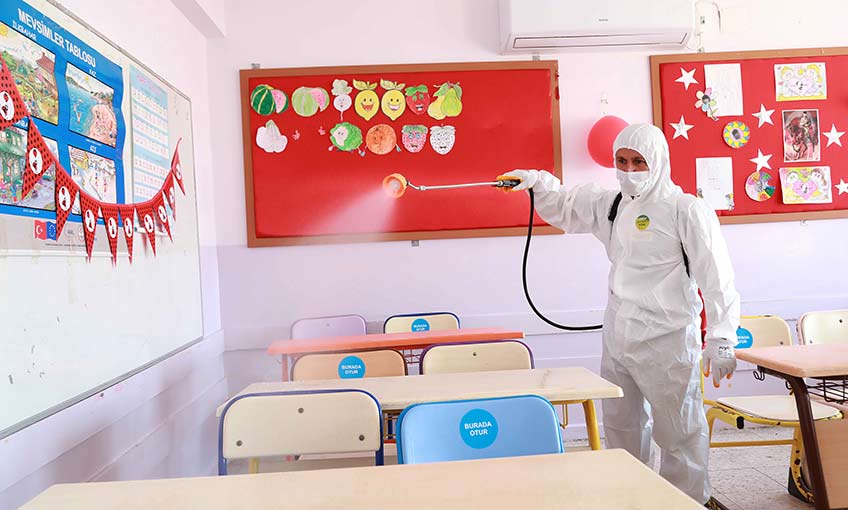Bayraklı'da okullar eğitime hazır