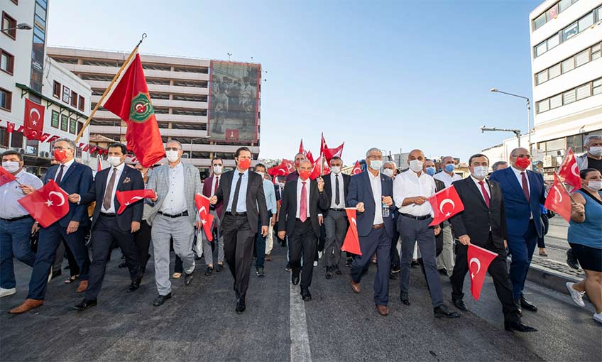 Kurtuluşun 98. yıldönümünde zafer yürüyüşü