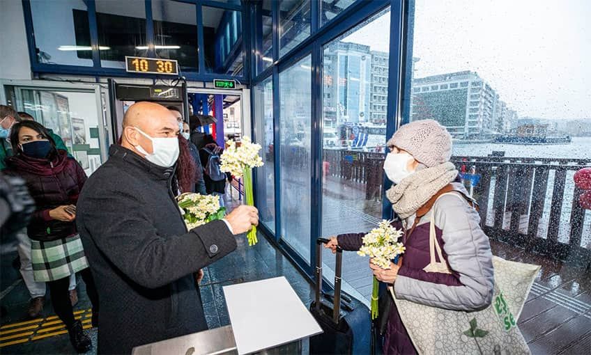 Pasaport İskelesi hizmete girdi