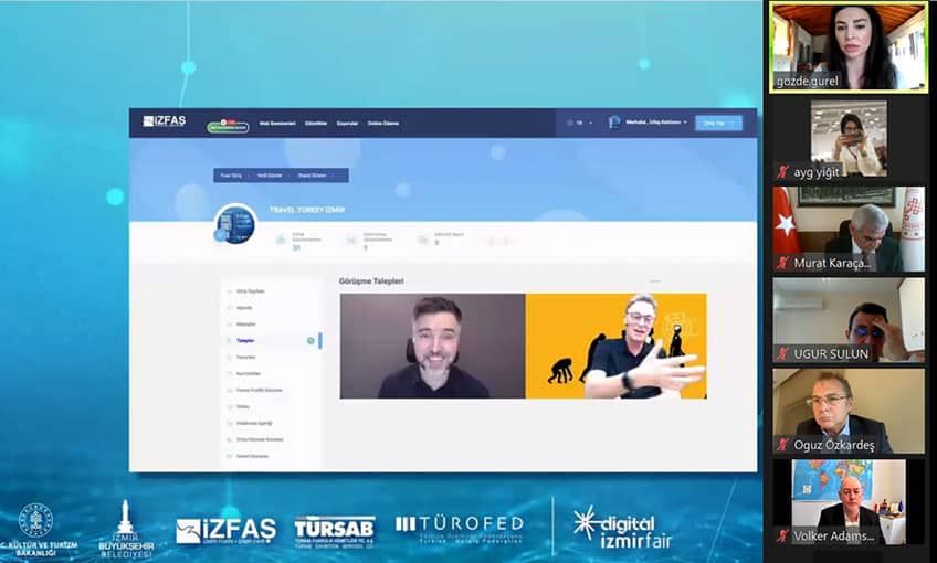 İzmir’in turizm stratejisi sanal platformlarda tanıtılıyor