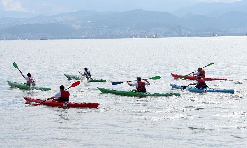 Körfez’de kano heyecanı
