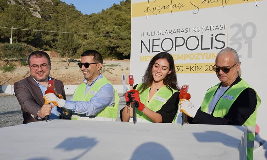 2. Kuşadası Neopolis Heykel Sempozyumu başladı