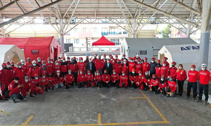 Başkan Selvitopu AKUT tatbikatında