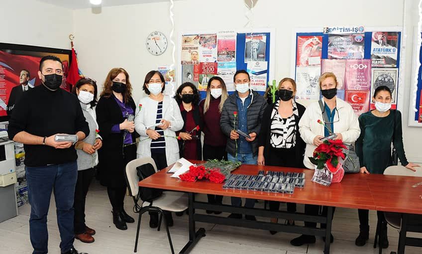 Başkan Çalkaya Eğitim Emekçilerini unutmadı