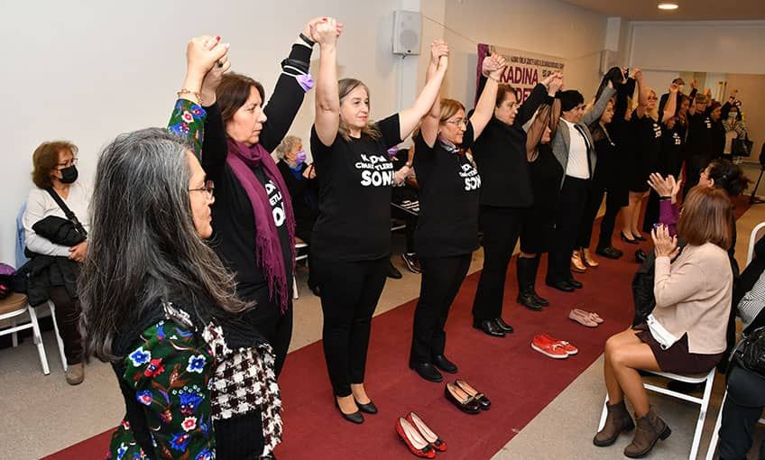 Narlıdere'nin kadınları ‘şiddete hayır’ dedi!