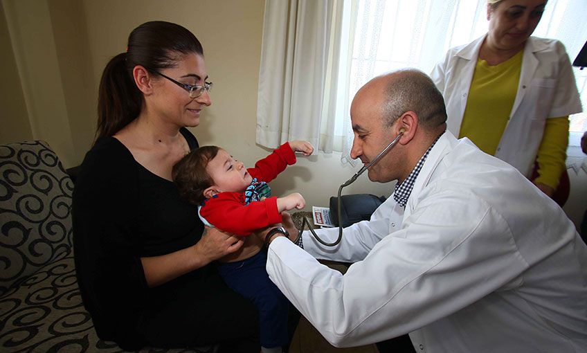 10 bin kişiye sağlık hizmeti!