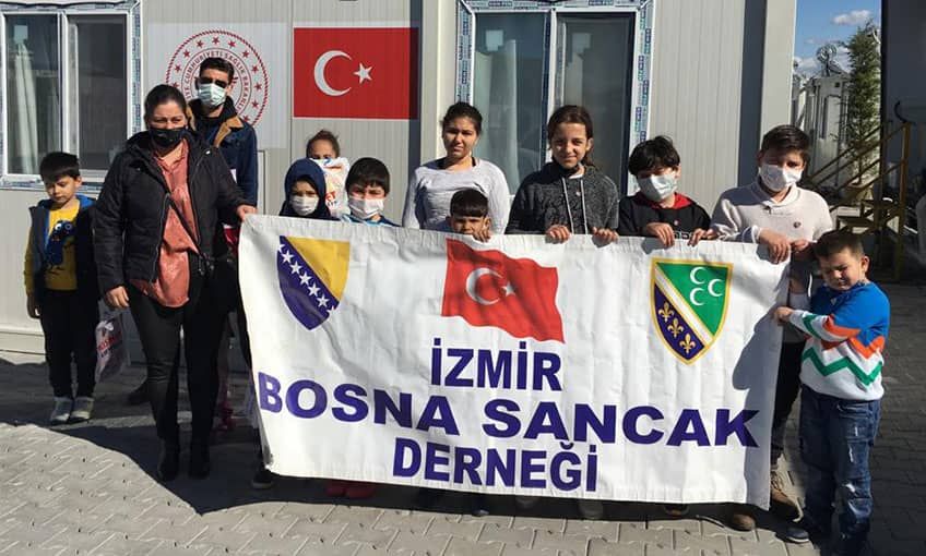 Minik Boşnak’lardan depremzede çocuklara eğitim seti