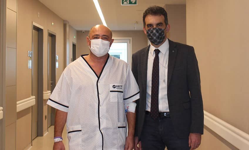 Covid oldu, hayatı kurtuldu