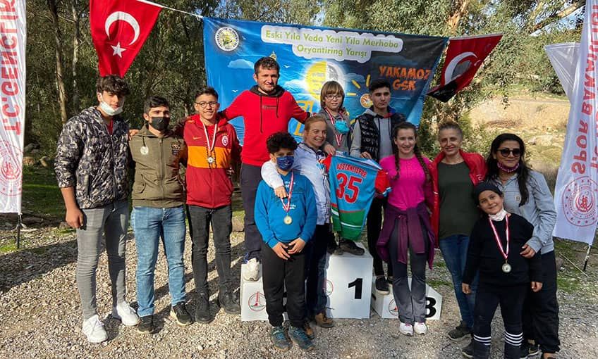 Bostanlıspor oryantiring de yine zirveye çıktı…