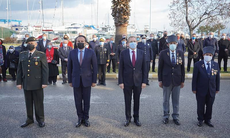 Ayvalık'ta anma töreni