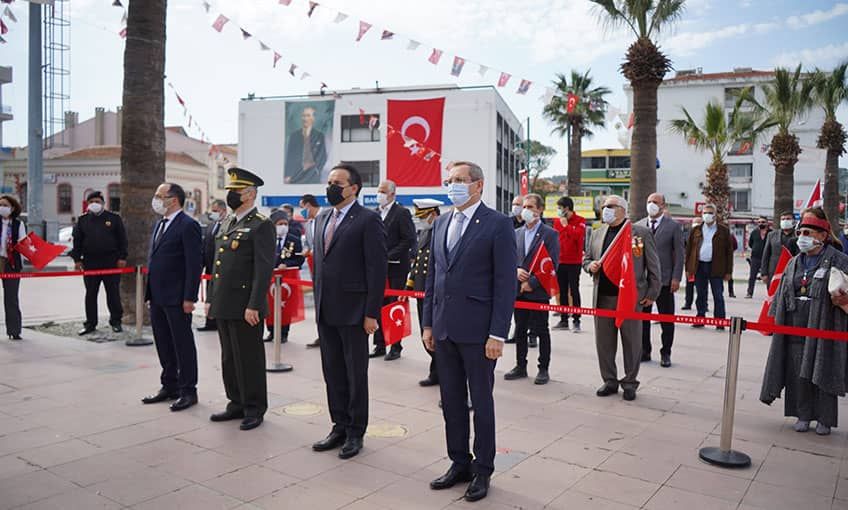 Atatürk’ün Ayvalık’a gelişinin 87’nci yıl dönümü kutlandı
