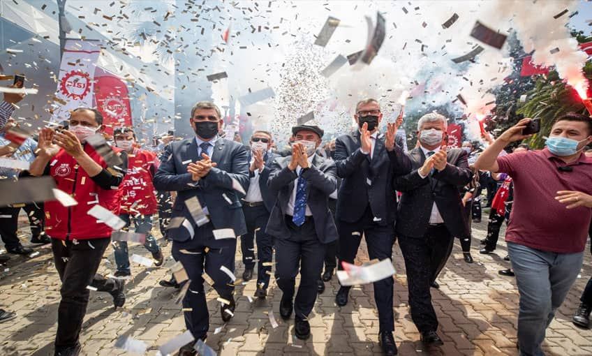 1 Mayıs'a toplu sözleşmeli kutlama