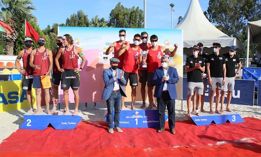 Plaj voleybolunda şampiyon Türkiye