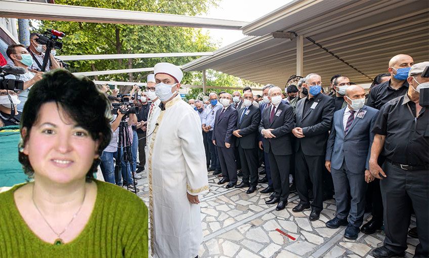 Sertel’in eşi son yolculuğuna uğurlandı