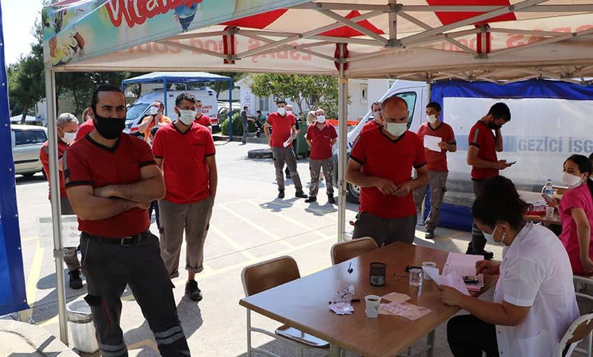 ESBAŞ'da aşılama başladı