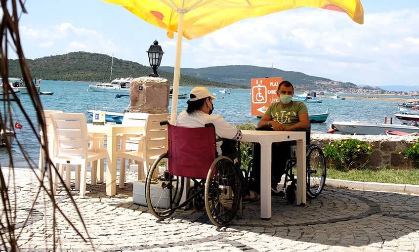 Engelsiz tatil için Ayvalık