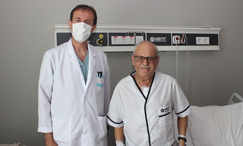 Karaciğer nakilli hastaya bypass