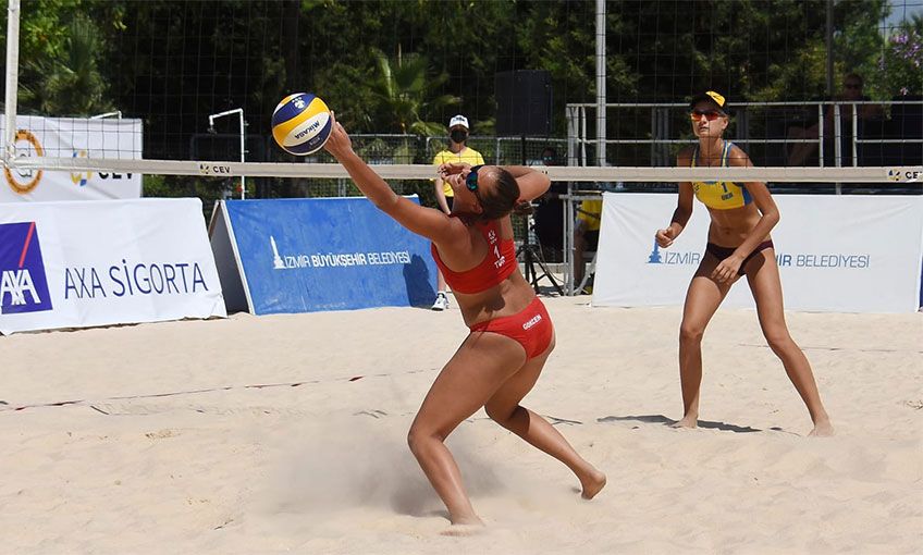 Plajda büyük heyecan başladı