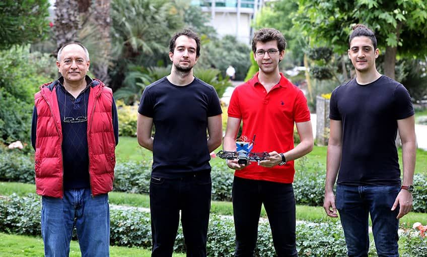 Öğrencilerden yangını erken tespit eden drone projesi