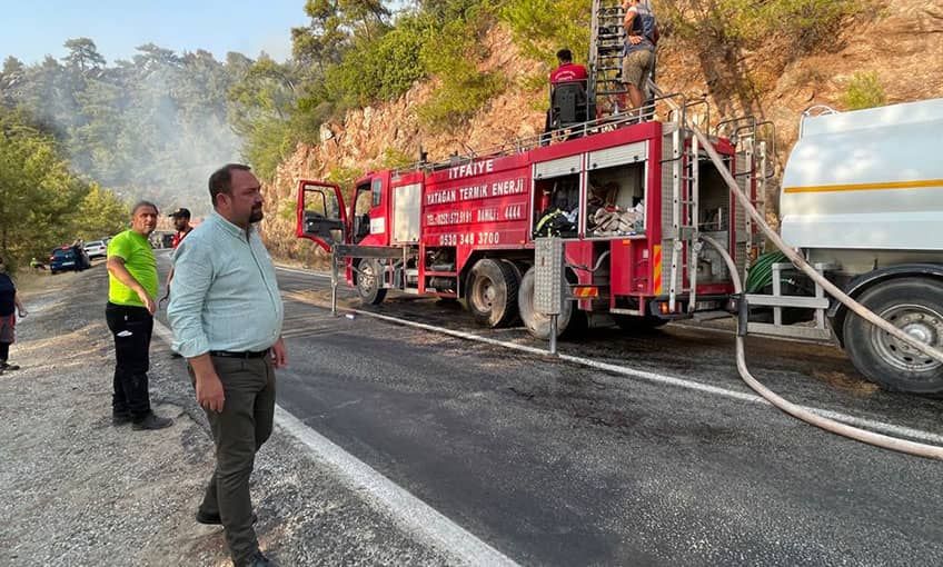 Gümrükçü Marmaris Yangın Bölgesinde