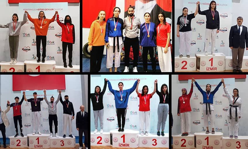 Çiğlili Taekwondocular Madalyaları Topladı