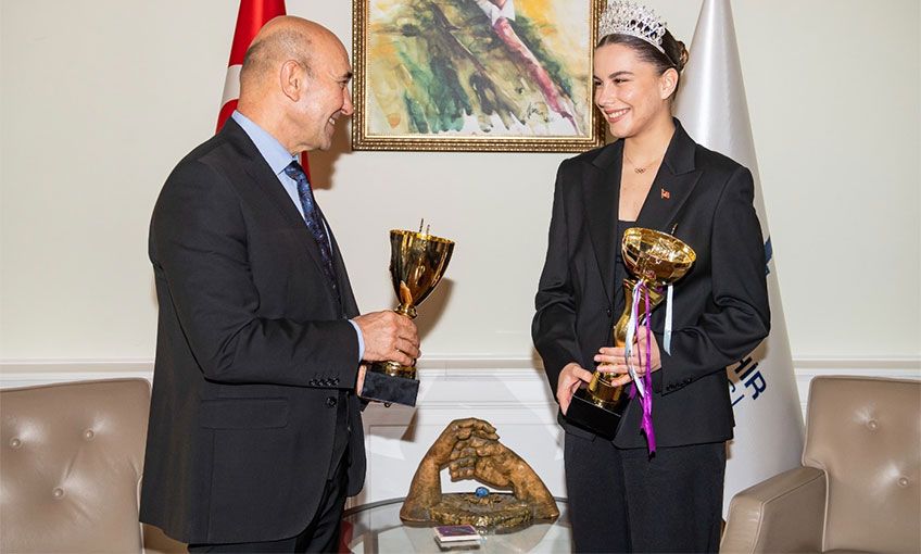 Milli cimnastikçi Burçak Şenman’ı ağırladı