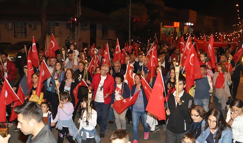 Cumhuriyetimizin 99. yılı Ödemiş’te coşkuyla kutlandı