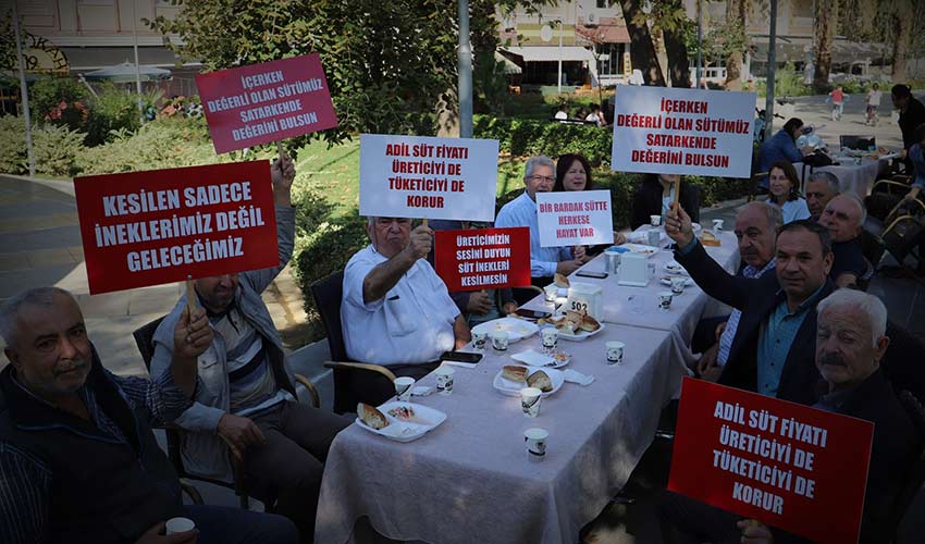 İçerken değerli olan sütümüz satarken de değerini bulsun. İneklerimiz kesilmesin