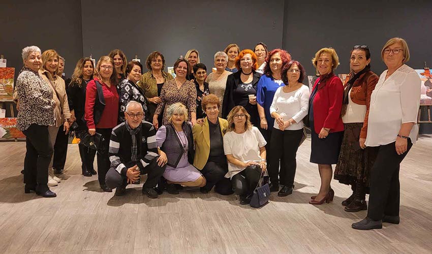 Kursiyerlerden yılsonu sergisi