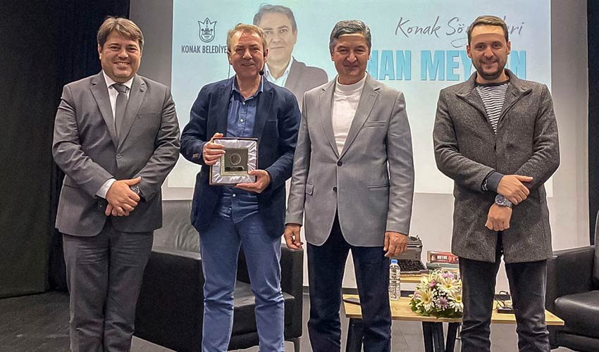 ‘Konak Söyleşileri’nin konuğu Sinan Meydan oldu