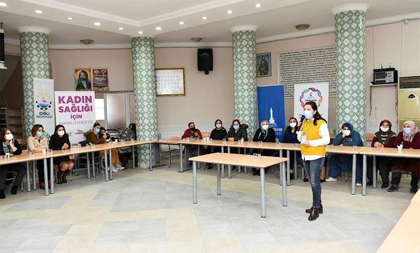 Çiğlili Kadınlara “Sağlıklı Yaşam” Bilgilendirmesi