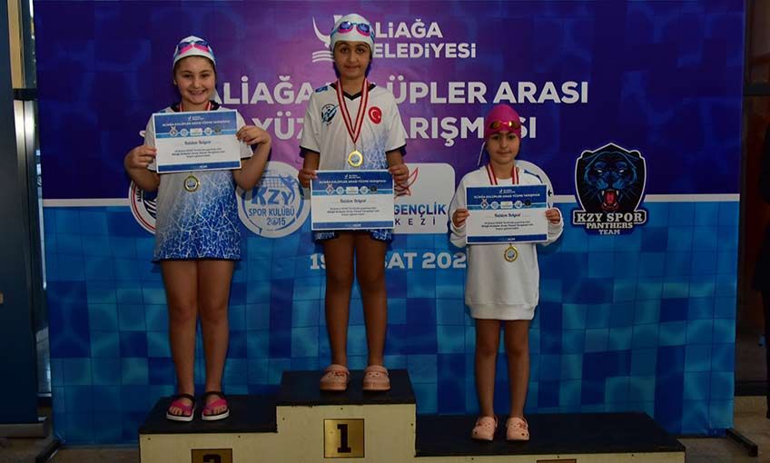 Küçük Yüzücüler Profesyonelleri Aratmadı