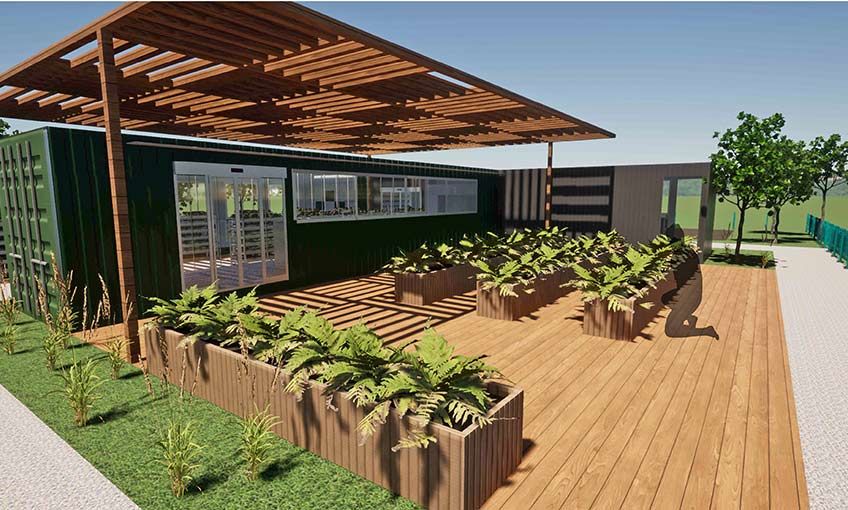 Kuşçular'a konteynerli tasarım