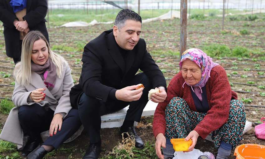 Ekmeğini Topraktan Çıkartan Kadınlara Ziyaret