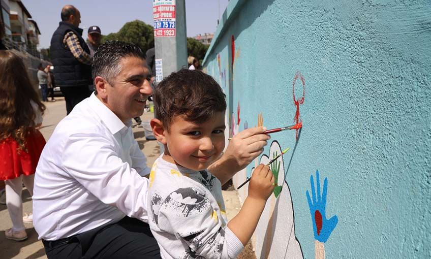 Menderes’te minik eller, büyük hayaller çizdi