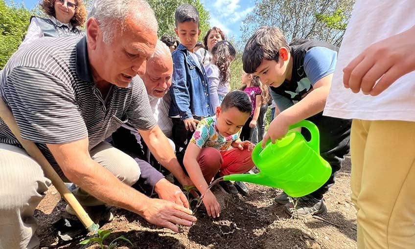 Narlıdereli çocuklar ekolojik tarım yapacak