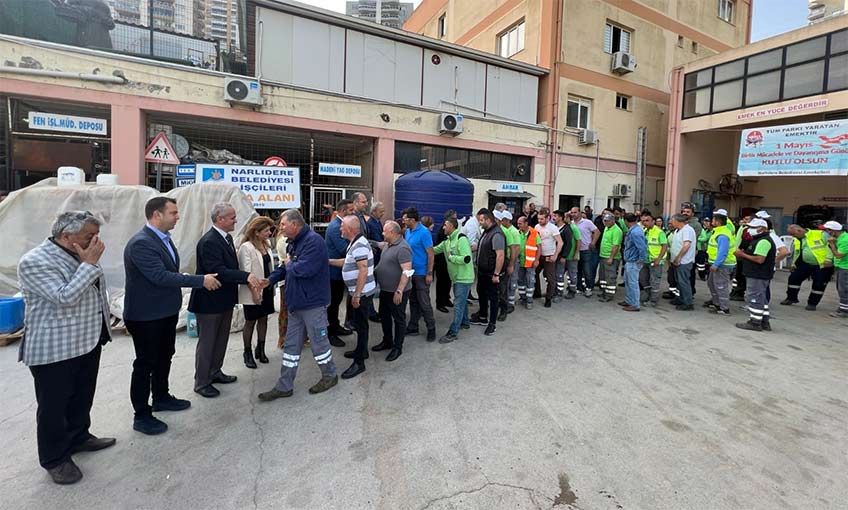 Narlıdere’de bayramlaşma