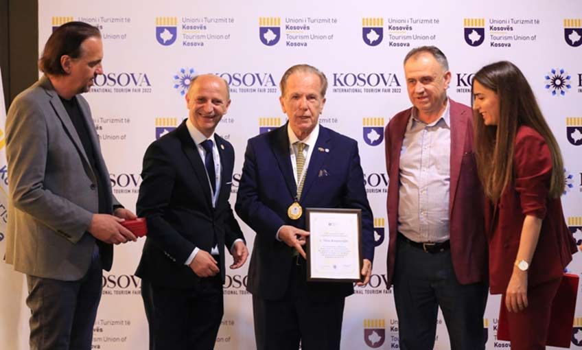 Kazançoğlu Kosova’nın Fahri Turizm Büyükelçisi