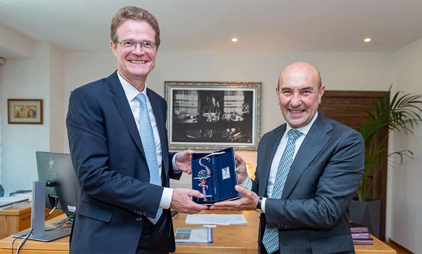 Başkan Soyer AB heyetini ağırladı