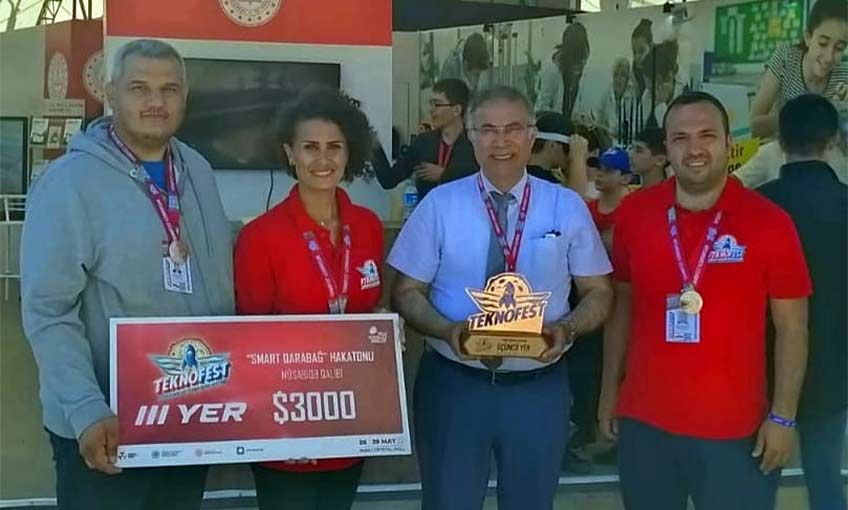 İzmir' li 4 öğretmen Azerbaycan' da 3' cü oldu