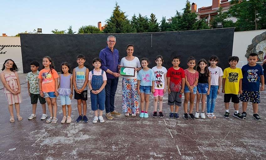 Çocuklar hem eğlendi hem de çevre sorunlarını öğrendi