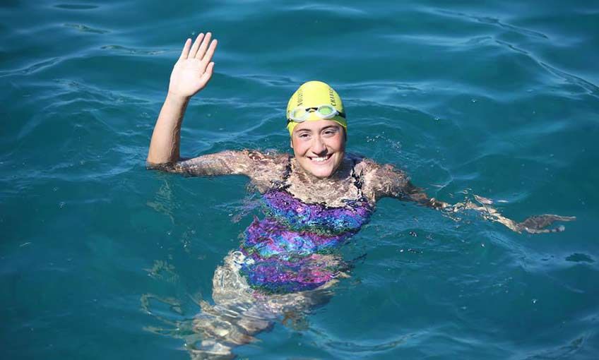 Egeli Türkoğlu, Manş Denizi'ni geçen en genç yüzücü oldu