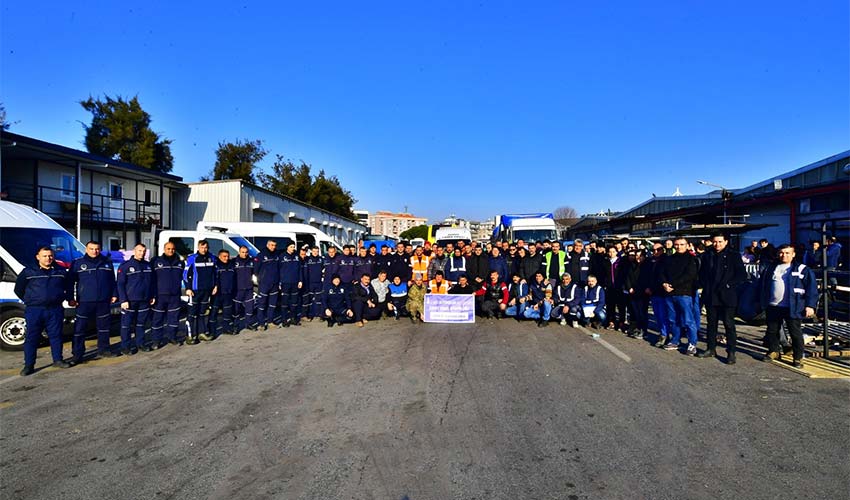 71 kişilik ilk ekip yola çıktı