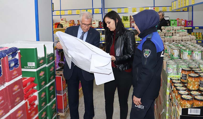 Zincir market şubelerinde kolon denetimi